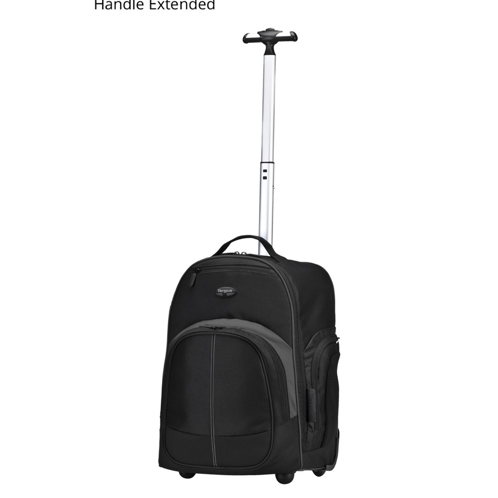 Targus Black Compact Rolling Backpack - image 3